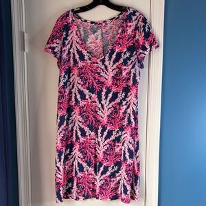 Lilly Pulitzer Jessica Dress in Nauti Navy Beyond the Sea Size Large